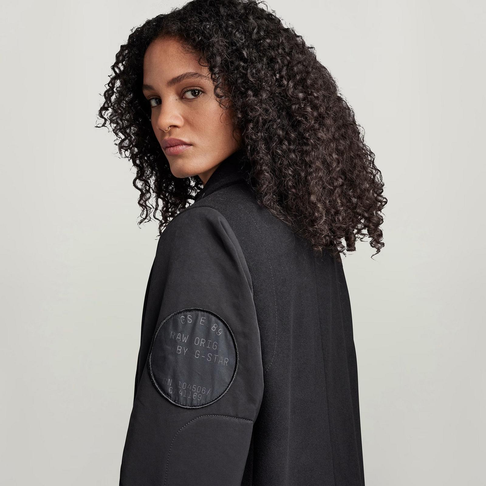 Жіноче пальто G‑Star Wool Long Coat Dark Black - M, фото №5 Жіноче пальто G‑Star Wool Long Coat Dark Black - M, фото №5