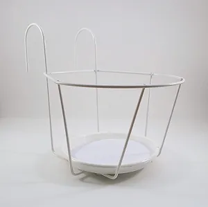 Держатель для горшков 22 см 174B Белый - Фото 1