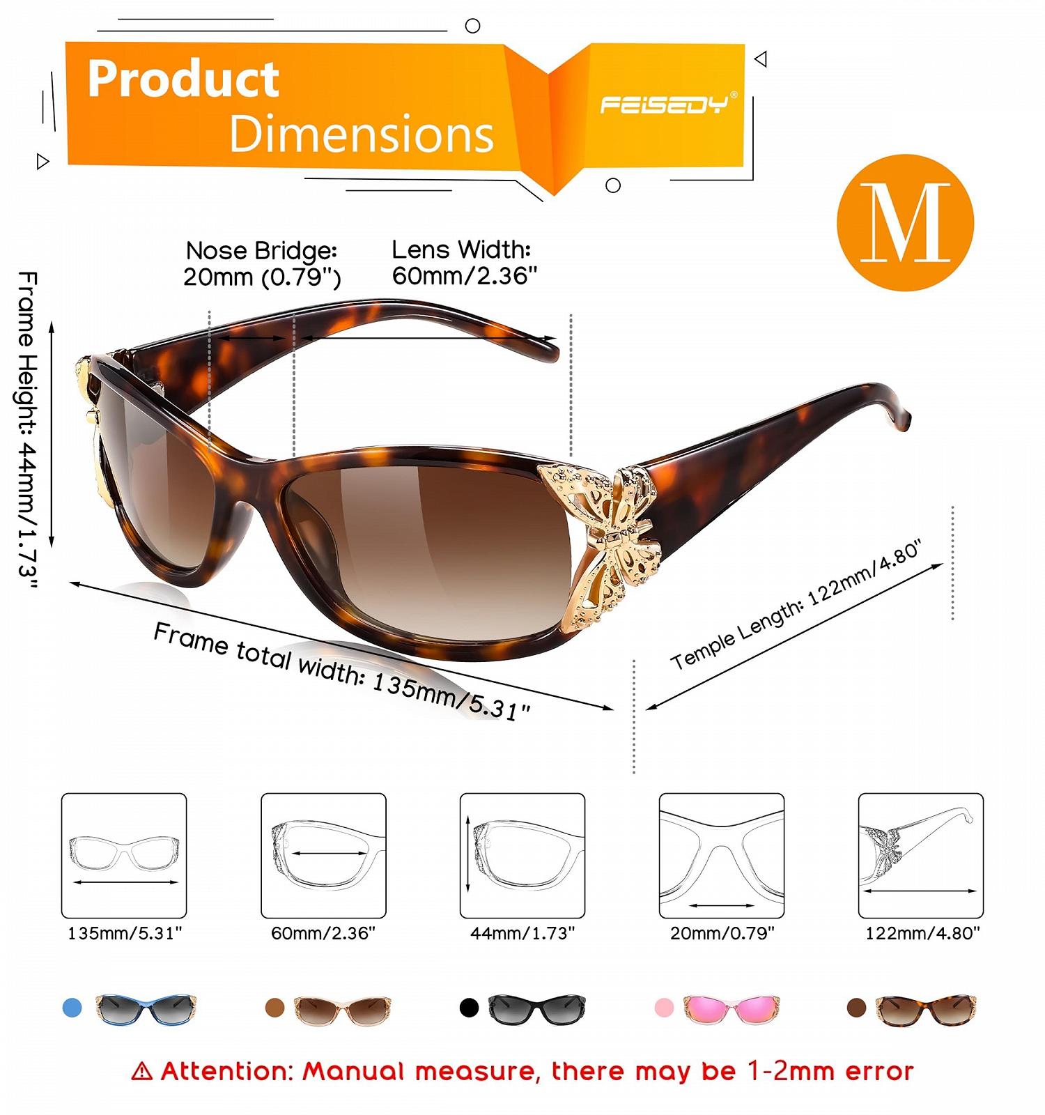 Вінтажні сонцезахисні окуляри Жіночі поляризовані великі облягаючі блискучі, фото №4