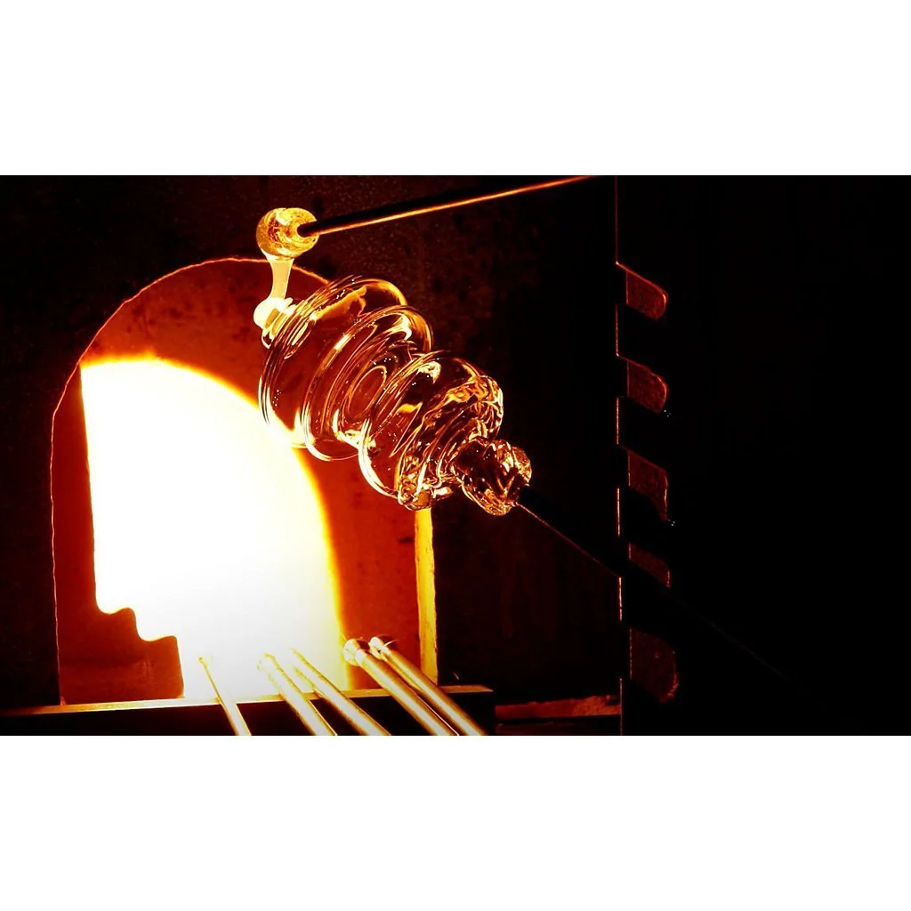 Хрустальная ваза на ножке для фруктов, салатов Opera, прозрачная, 16,5 см, ручная работа, фото №9