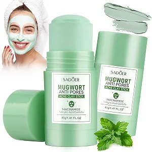 Маска-стик Зеленый Чай для глубокого очищения пор, с экстрактом зеленого чая, для очищения, увлажнения, удаляет черные точки, для всех типов кожи, 2 шт - Фото 1