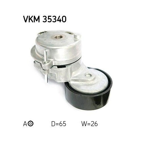 Натягувач поліклинового ременя SKF VKM 35340 для FIAT OPEL SUZUKI VAUXHALL, фото №2