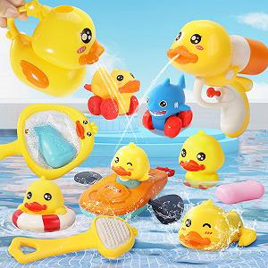 Набор игрушек для ванной (12 штук) для детей от 3-4 лет. - Фото 1