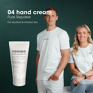 Крем для рук newkee 50 мл, веганский, без отдушек, разработан Мануэлем Нойером и Анжеликой Кербер - уход за сухой кожей рук - практичный дорожный размер synthetic.ua - Фото 1