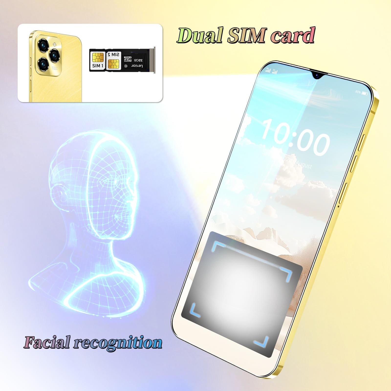 Смартфон Android 6.3" 4G 2GB RAM 16GB ROM Dual SIM Grey, фото №10