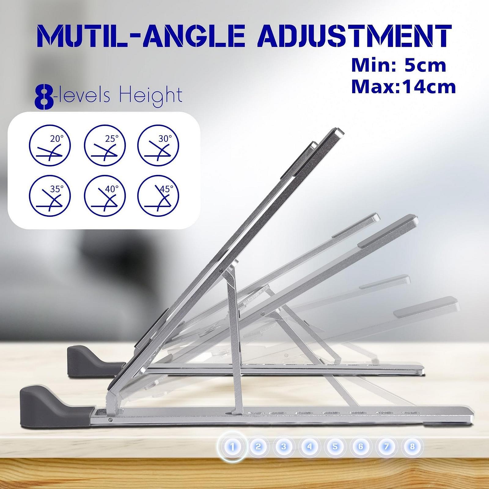 Підставка для ноутбука POWERSUP, регульована з 8 кутами нахилу, фото №4