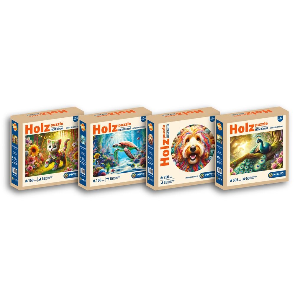 Деревянный пазл HCM Kinzel Animals Dog Made of Wool 250 элементов, фото №6 Деревянный пазл HCM Kinzel Animals Dog Made of Wool 250 элементов, фото №6