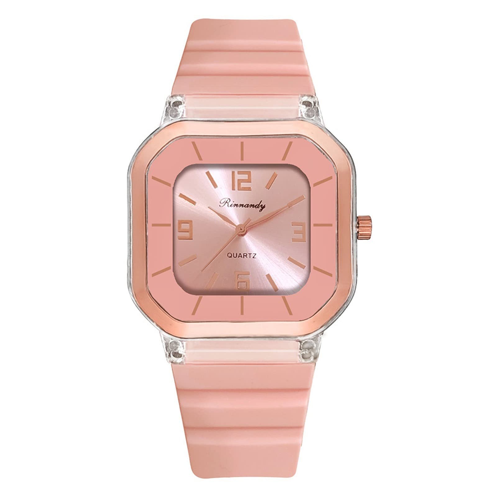 Часы Черные Простые для Мужчин и Женщин Аналоговые Часы Тонкие Минималистичные Модные с Ремешком, Циферблатом, Женские Кварцевые Силиконовый Ремешок Цифровые Часы Нейтральные, фото №1