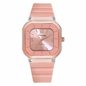 Годинник Чорний для Чоловіків та Жінок Аналоговий Тонкий Мінімалістичний з Ремінцем - Фото 1