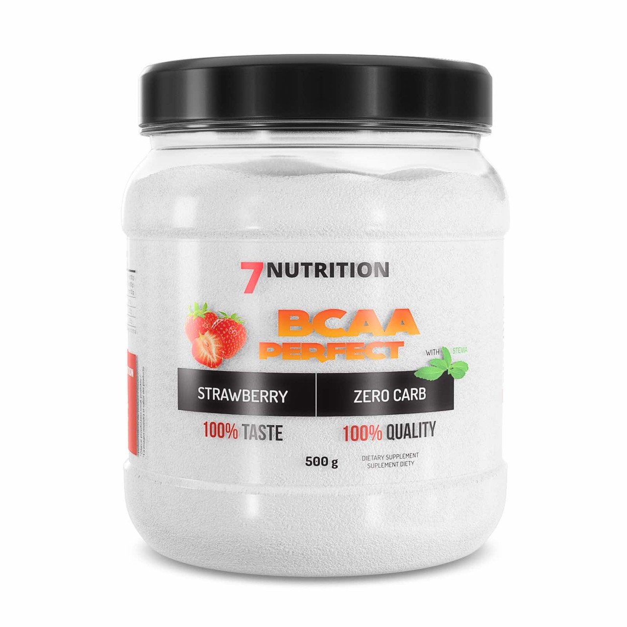 Аминокислоты 7 Nutrition BCAA Perfect 500g Strawberry, фото №1