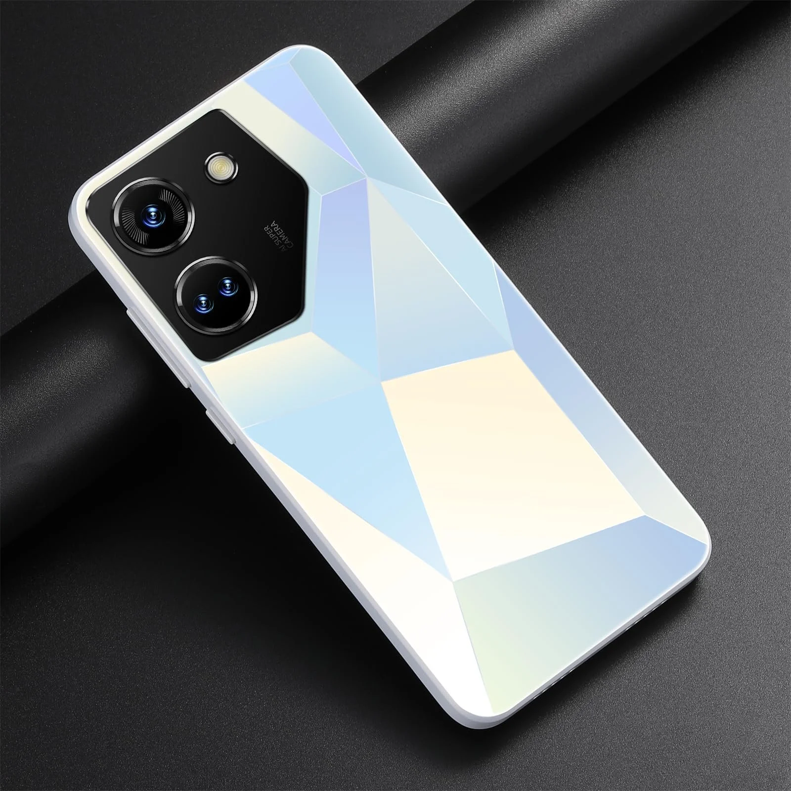 Смартфон JtQtJ C20Pro 5 дюймів IPS 16GB ROM 128GB Expandable Android 9.0 Dual SIM Dual Camera 3G White (HS-C20Pro-White), фото №5