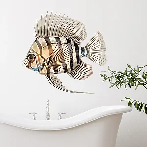 Наклейка для стен GRAZDesign Bathroom Fish Maritime 51 x 50 см - Фото 1
