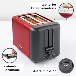 Тостер Bosch DesignLine Compact ціна на synthetic.ua - Фото 1 Тостер Bosch DesignLine Compact synthetic.ua - Фото 1