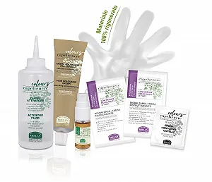 Фарба для волосся Helan Capelvenere Colours Natural, відтінок 4.45 Мідно-коричневий, Червоне дерево synthetic.ua - Фото 1