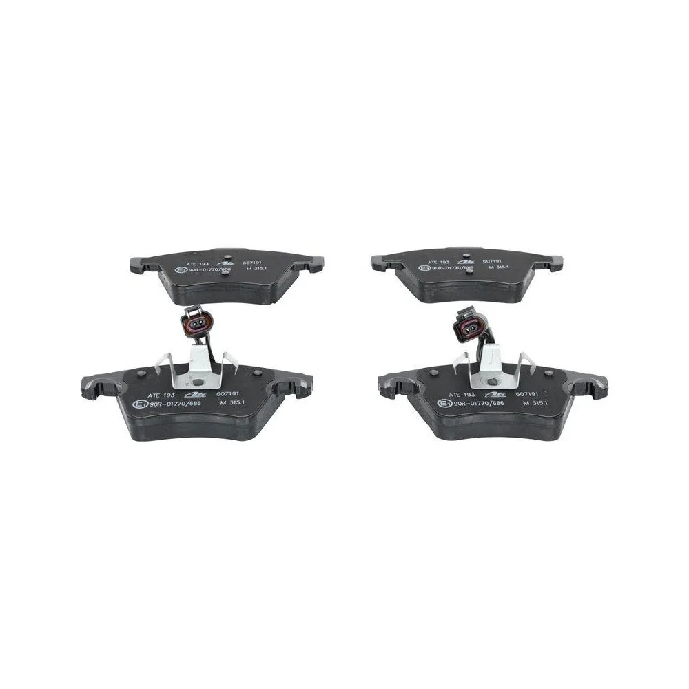 Комплект гальмівних колодок дискового гальма ATE 13.0460-7191.2 для VAG передня вісь, фото №1