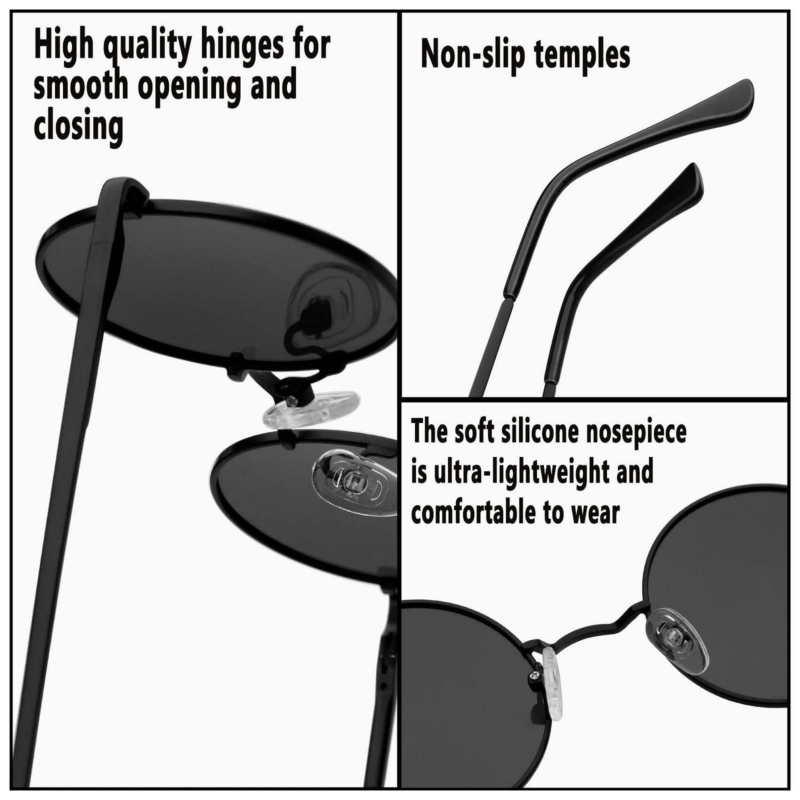 Круглі сонцезахисні окуляри KANASTAL Чоловічі ретро, фото №3