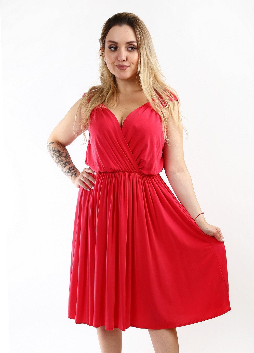 Сарафан GUESS 38 Малиновый (GDG-72G743-Crimson), фото №1