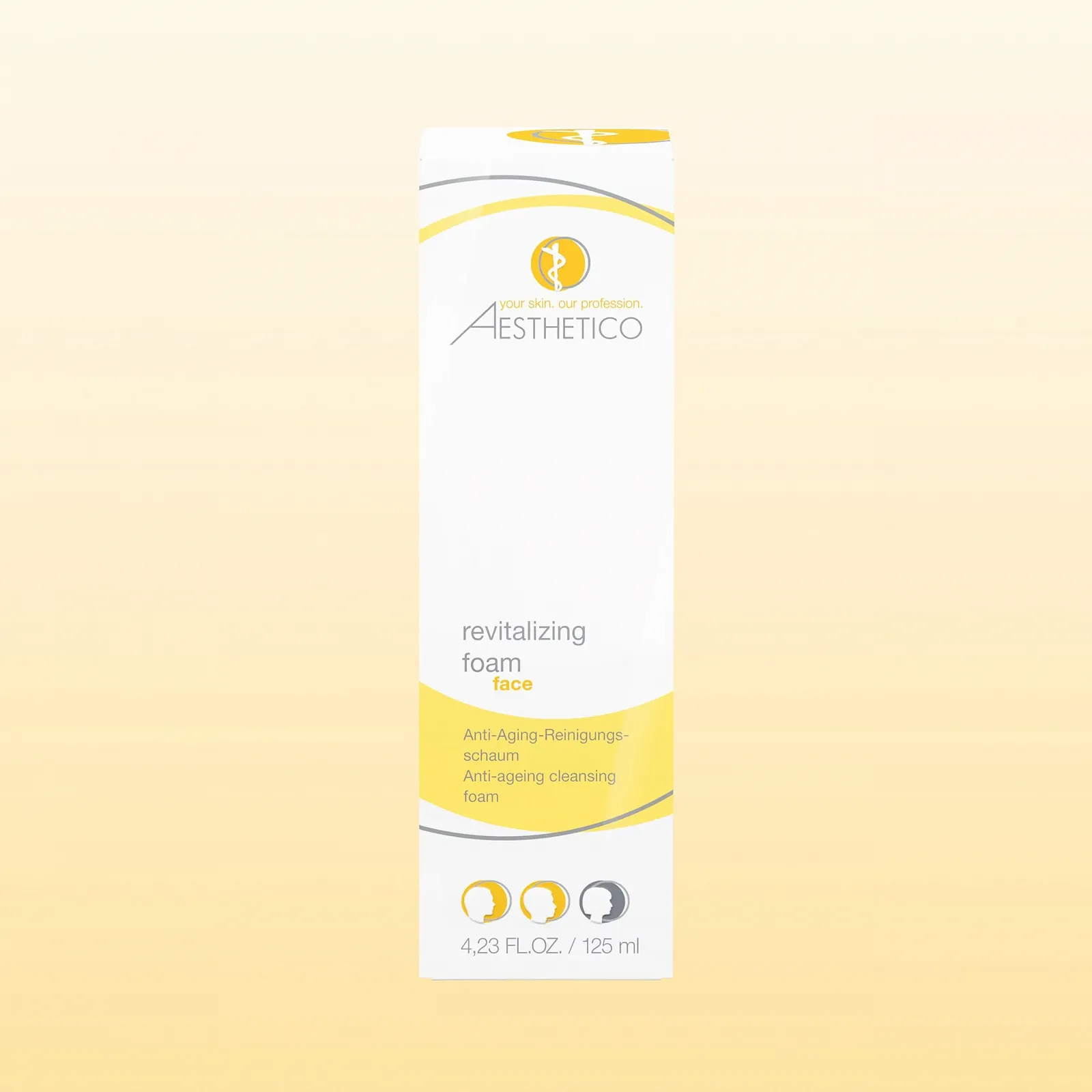 Пенка AESTHETICO Revitalizing для умывания, 125 мл Очищающая антивозрастная пенка с гликолем, для зрелой, усталой и преждевременно состарившейся кожи, разглаживает, укрепляет и улучшает цвет лица, фото №3