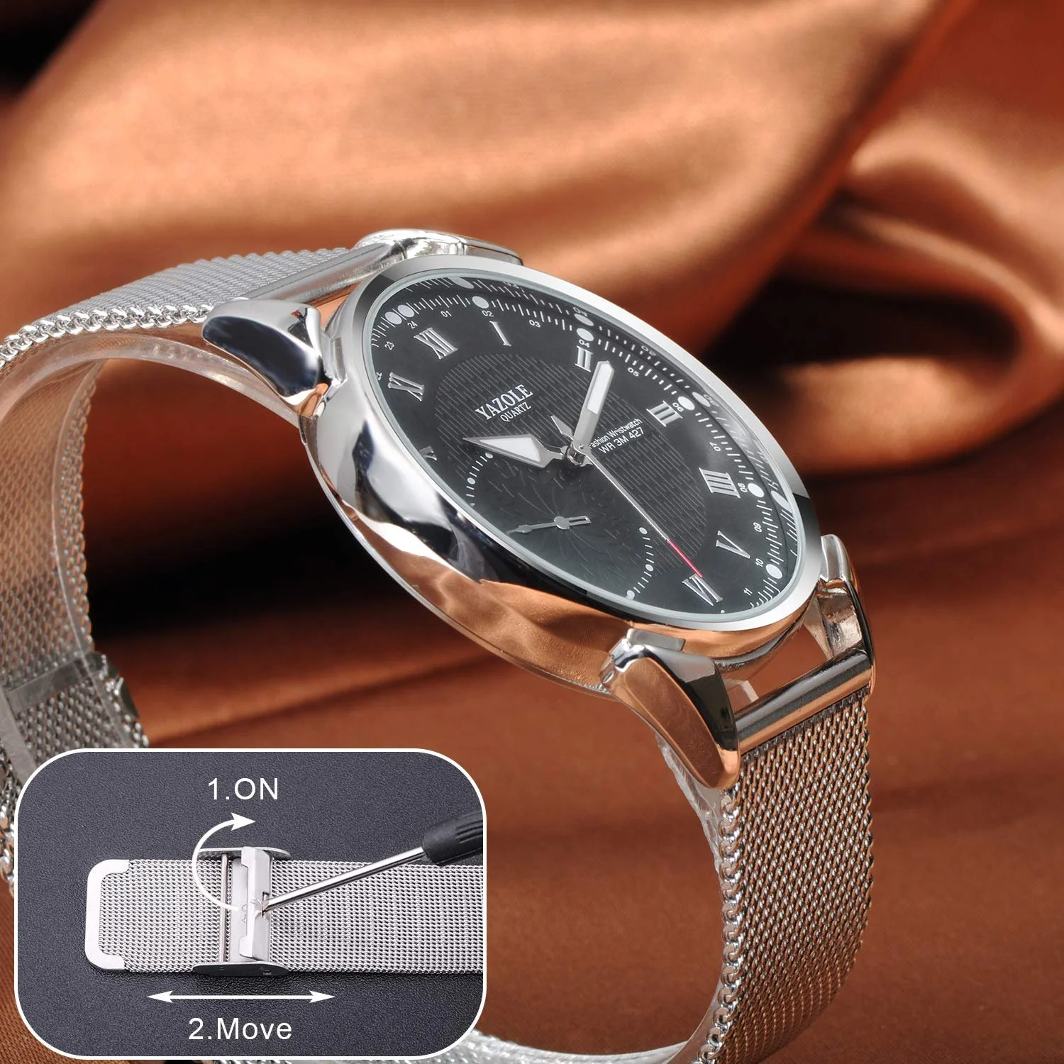 Мужские Кварцевые Часы Unendlich U Аналоговые Хронограф с Секундомером Водонепроницаемые 30М Серые Минималистичные, фото №4 Мужские Кварцевые Часы Unendlich U Аналоговые Хронограф с Секундомером Водонепроницаемые 30М Серые Минималистичные, фото №4