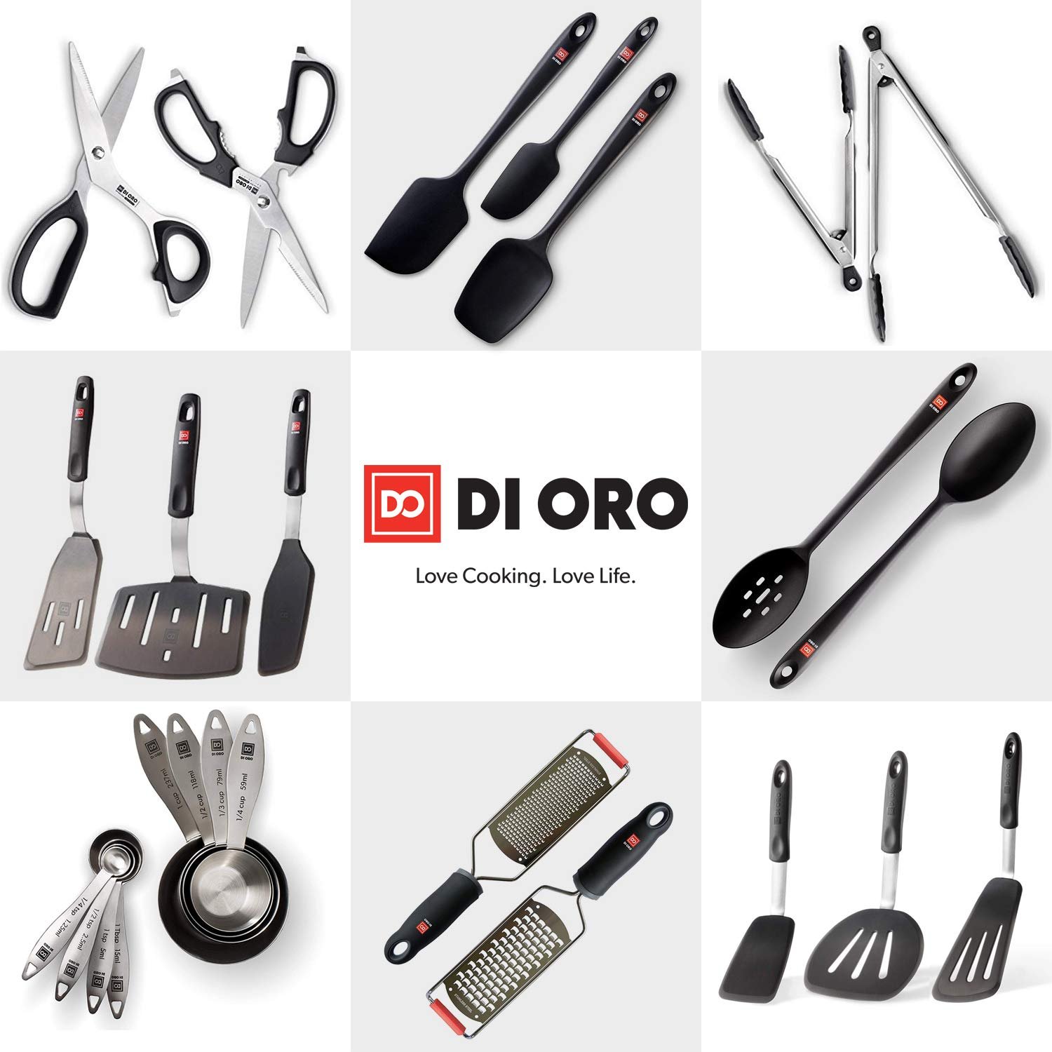 Лопатка DI Oro Chef series силиконовая жаростойкая 315 °C, фото №7