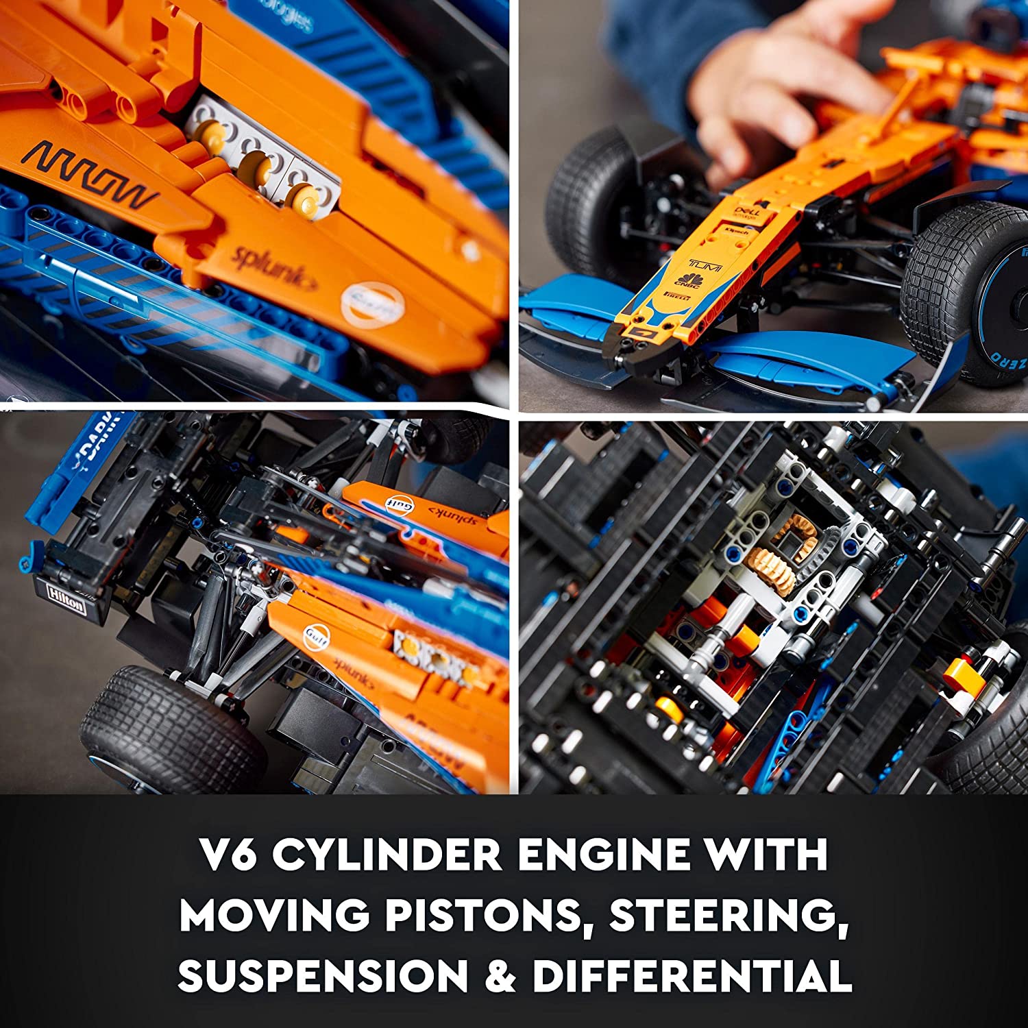 Конструктор Lego Technic Single Seater McLaren Formula 1 2022 42141, фото №7