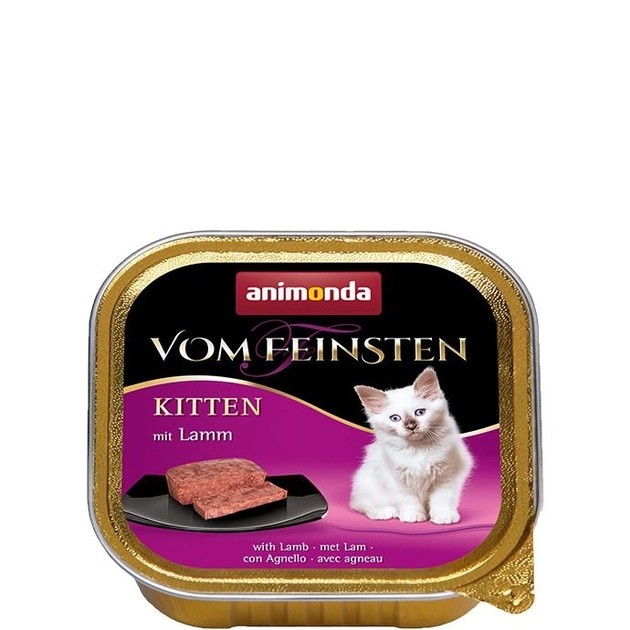 Консервы Animonda Vom Feinsten Kitten для котят с мясом ягненка 100 г 4017721832366, фото №1