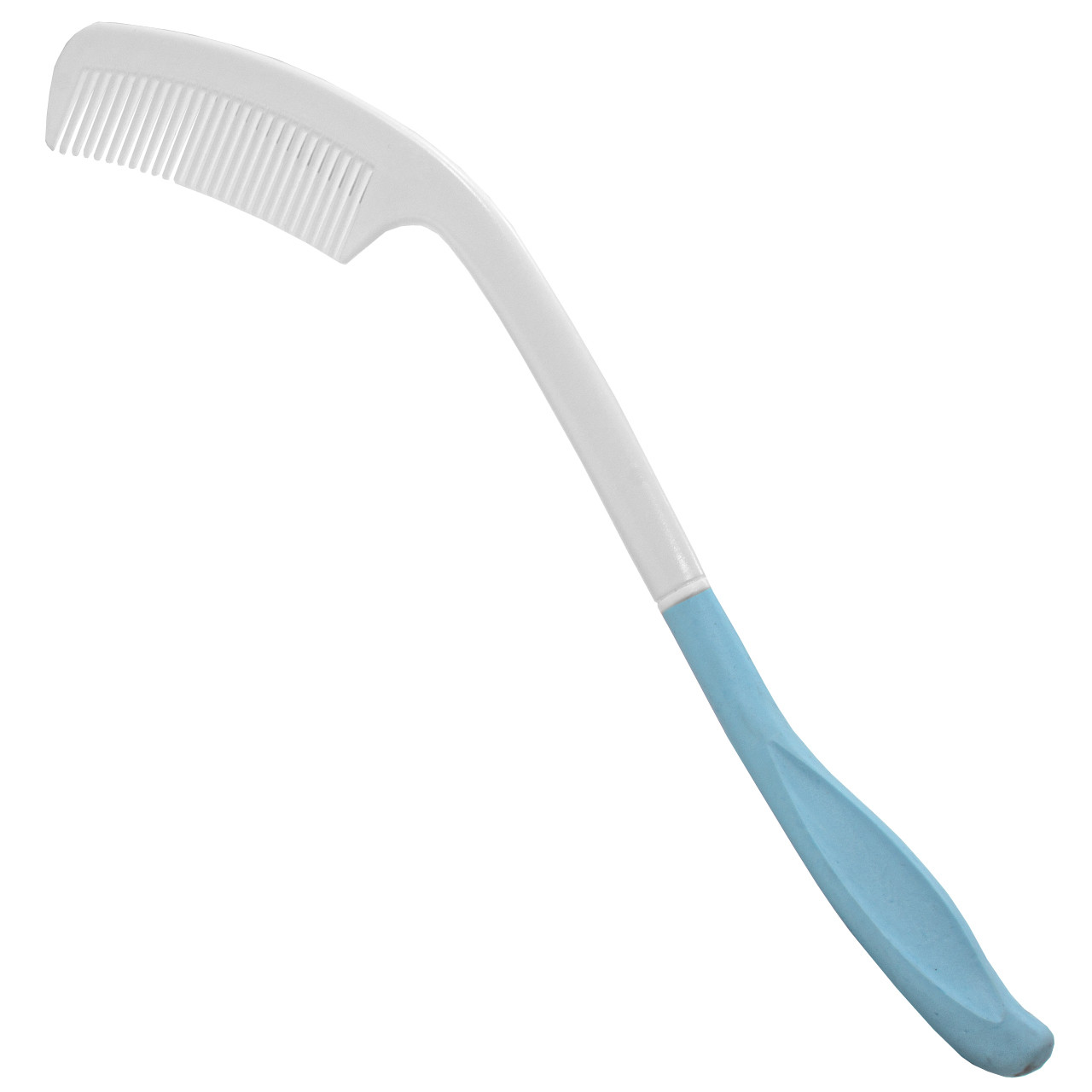 Расческа Lesko 038 для людей с ограниченными возможностями Белый голубым (3376-9892), фото №6