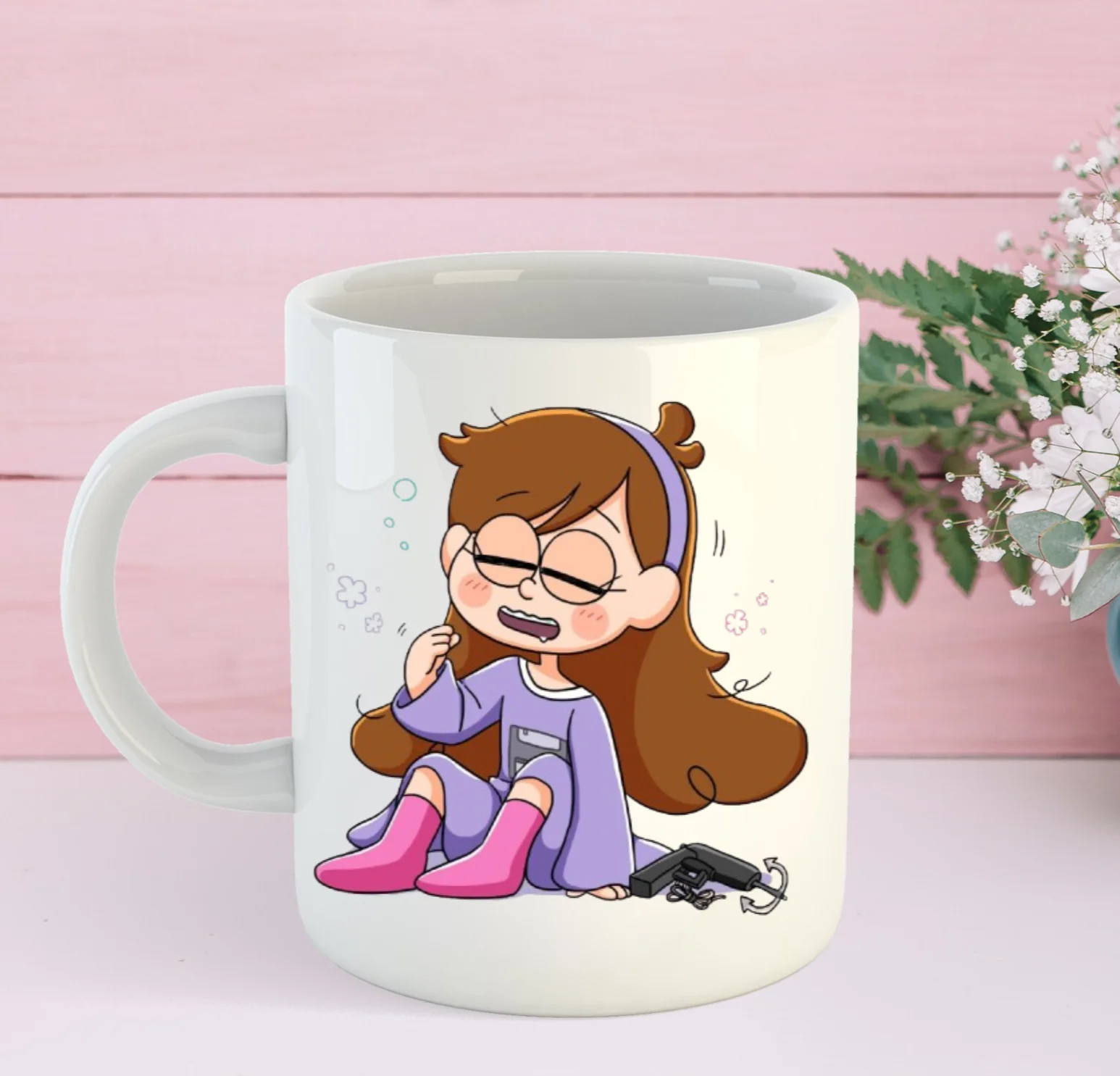 Кружка з принтом Gravity Falls, керамічна, 330 мл, Uk_1127, фото №1
