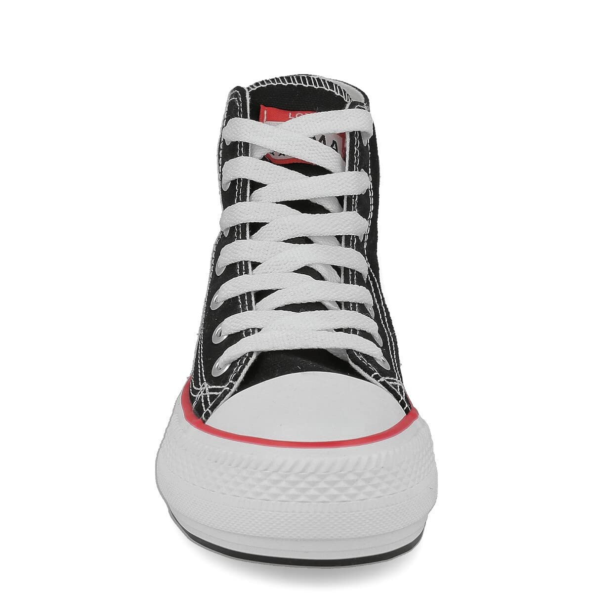 Кеди PAYMA Текстильні для жінок і чоловіків Hi-Top Low Top Low High Прості та платформа Гумова підошва Чорний Червоний Синій Білий, фото №3