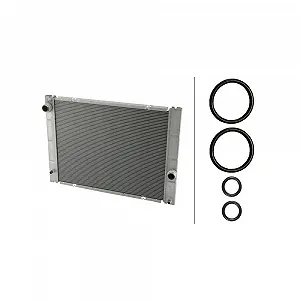 Радіатор охолодження двигуна HELLA 8MK 366 302-101 - Фото 1