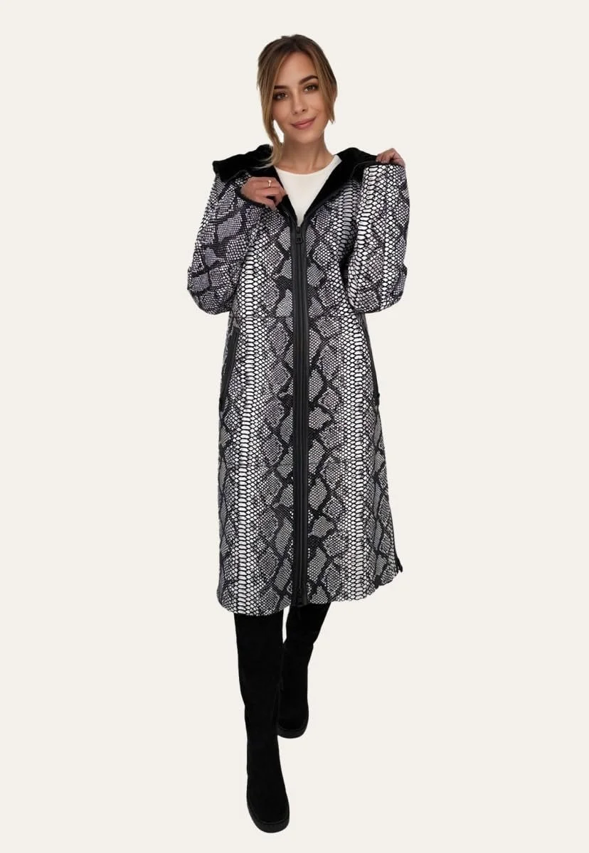 Женское пальто из овечьей кожи Hollert Venomous Chic, фото №5 Женское пальто из овечьей кожи Hollert Venomous Chic, фото №5