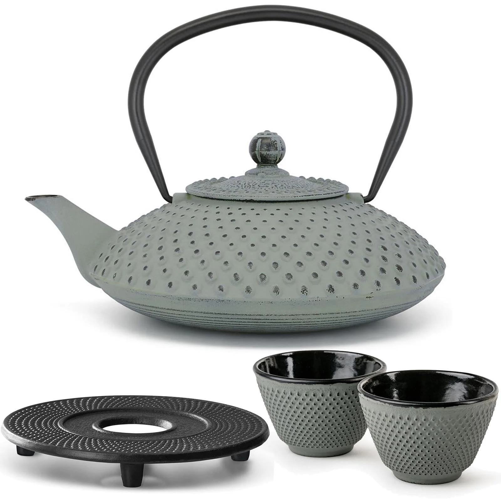 Чайник-заварник Bredemeijer Asia 1.25 л, чавунний, зелений, фото №1