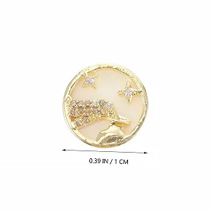 5 шт, блискучі наклейки для нігтів для творчого манікюру для дизайну synthetic.ua - Фото 1