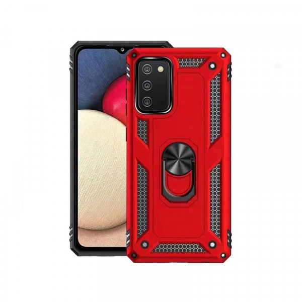 Чехол-накладка BeCover Military для Samsung Galaxy A02s SM-A025/A03s SM-A037/M02s SM-M025 Red 706014, фото №1