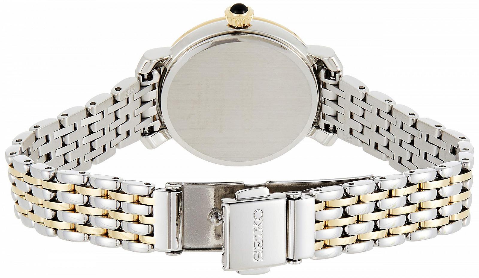 Жіночий годинник Кварцовий Seiko SRZ522P1 З нержавіючої сталі з металевим ремінцем, золотий, Браслет, фото №2 Жіночий годинник Кварцовий Seiko SRZ522P1 З нержавіючої сталі з металевим ремінцем, золотий, Браслет, фото №2