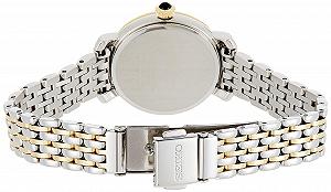 Жіночий годинник Кварцовий Seiko SRZ522P1 З нержавіючої сталі з металевим ремінцем, золотий, Браслет synthetic.ua - Фото 1