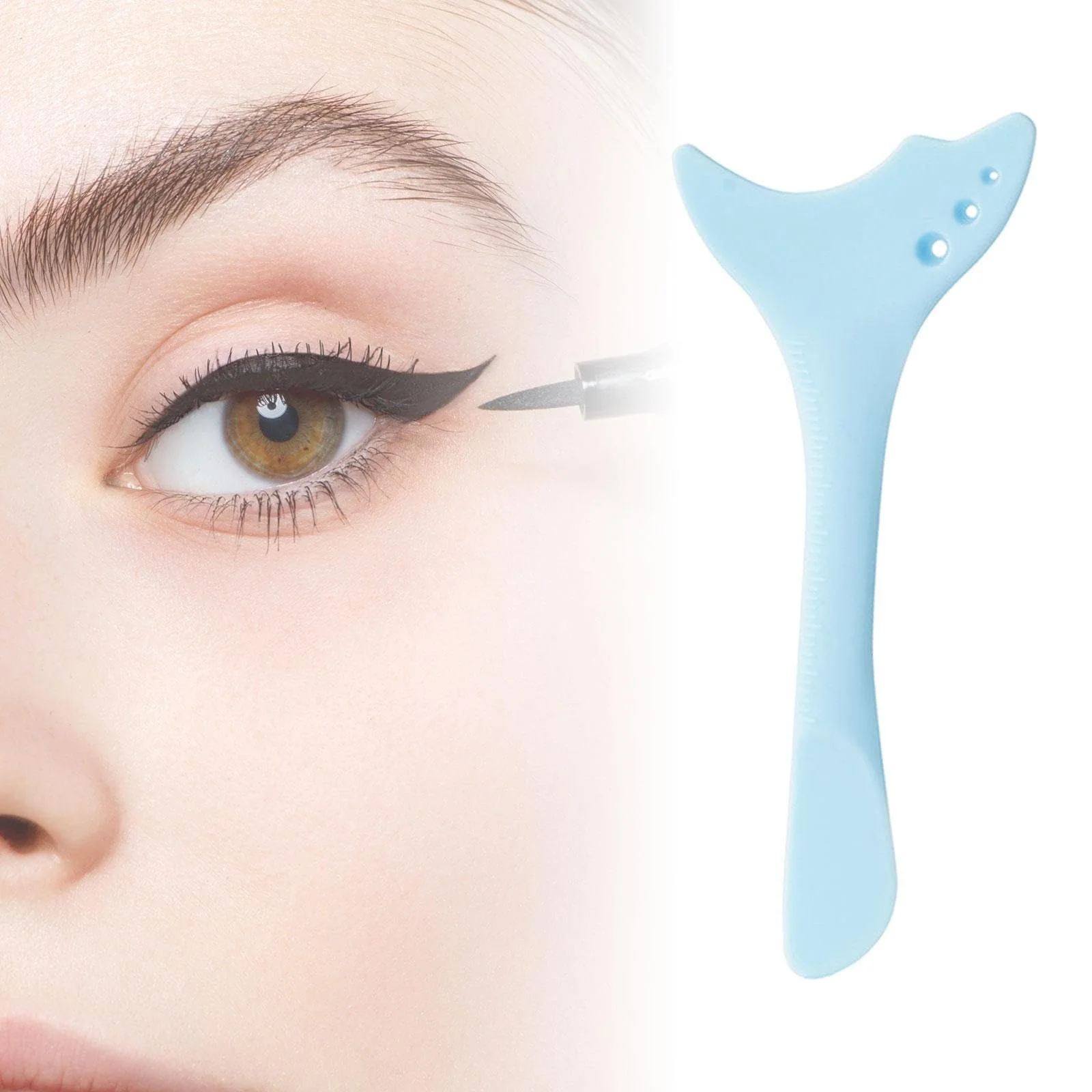 Трафарет для подводки Folpus, инструмент для подводки для начинающих, фото №2