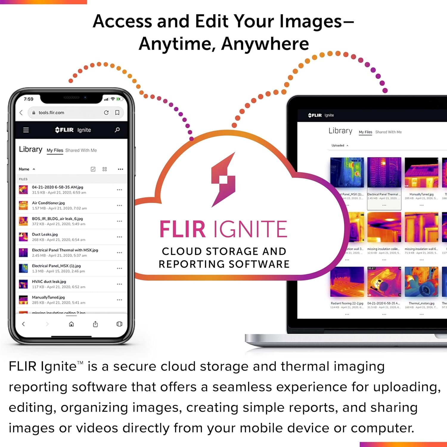 Тепловізійна камера FLIR ONE Edge Чорний, фото №8