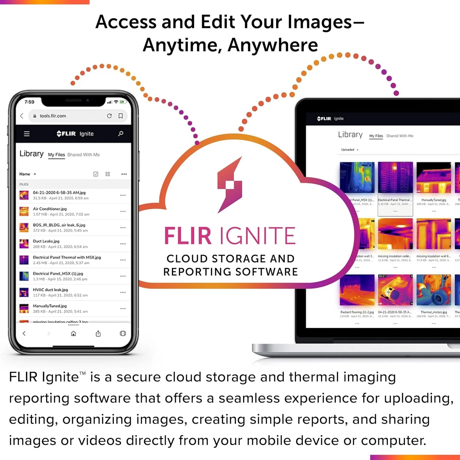 Тепловизионная камера FLIR ONE Edge Чёрный, фото №8
