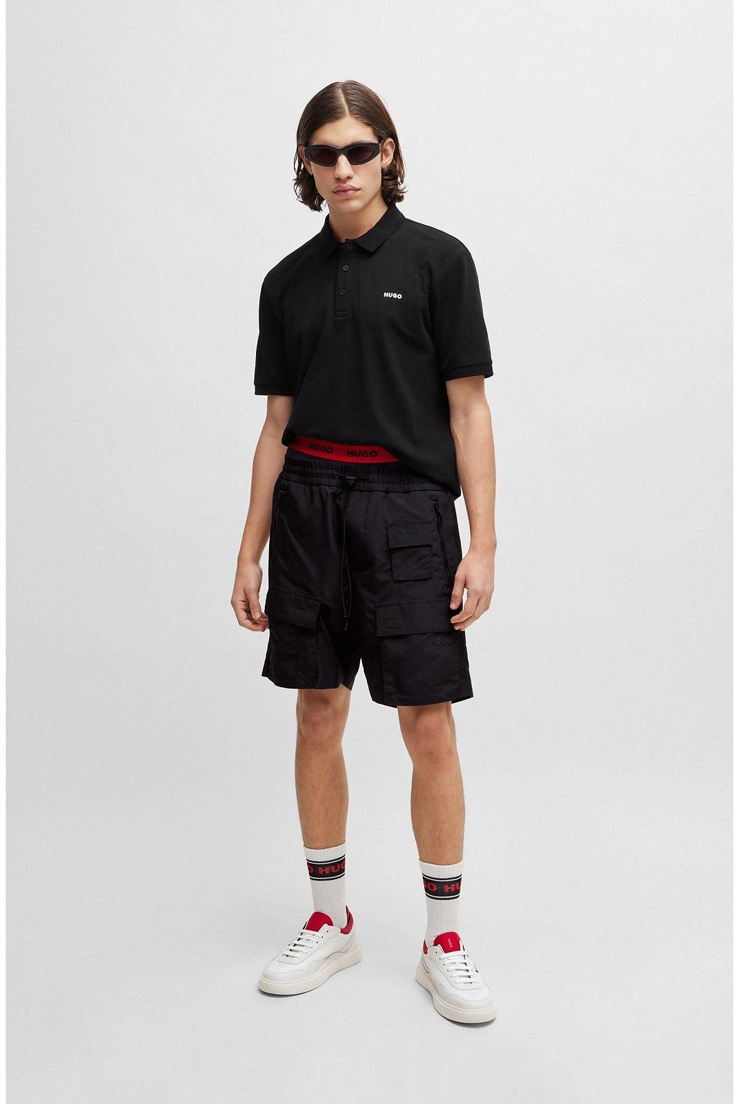 Кросівки HUGO Blake Tenn Шкіряні на шнурівці з кольоровими деталями, фото №3