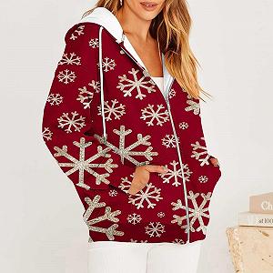 Різдвяна Толстовка Жіноча З Графічним Принтом synthetic.ua - Фото 1