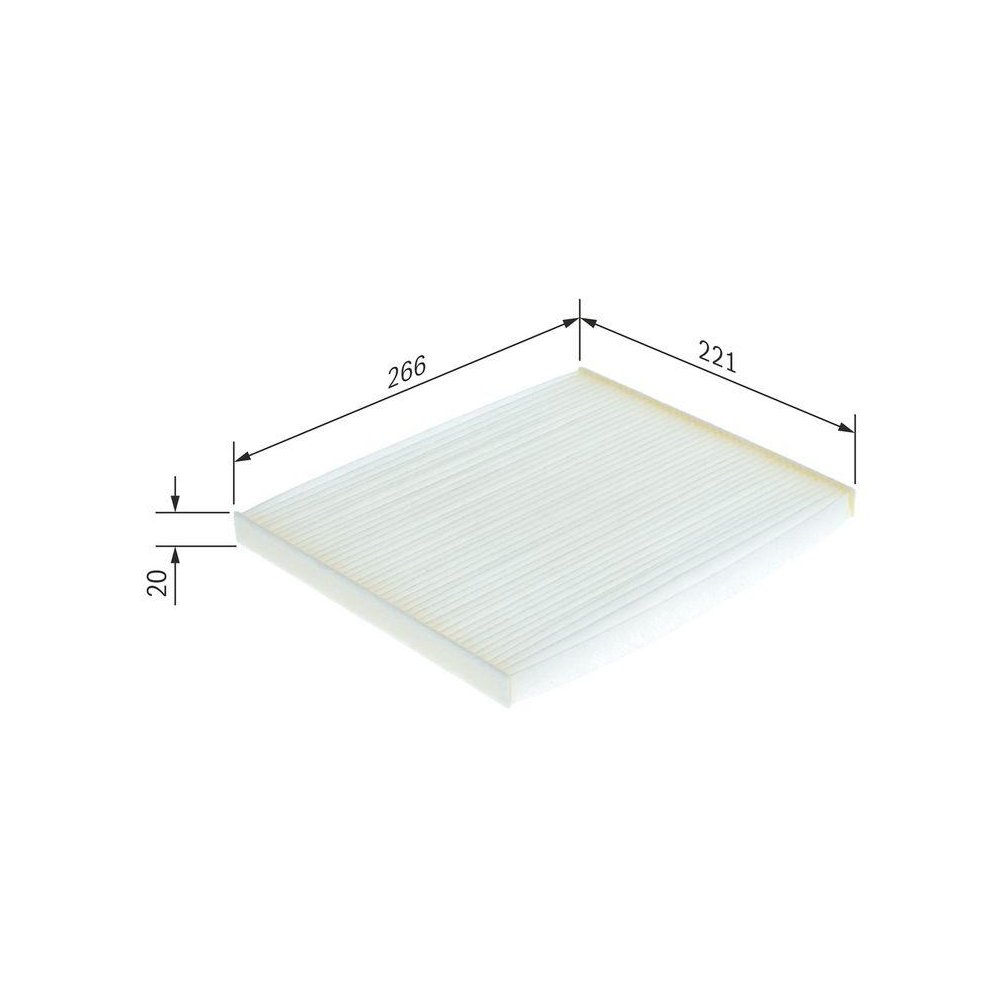 Фільтр салону BOSCH 1 987 432 188 ALFA ROMEO CITROËN FIAT GMC OPEL, фото №1 Фільтр салону BOSCH 1 987 432 188 ALFA ROMEO CITROËN FIAT GMC OPEL, фото №1