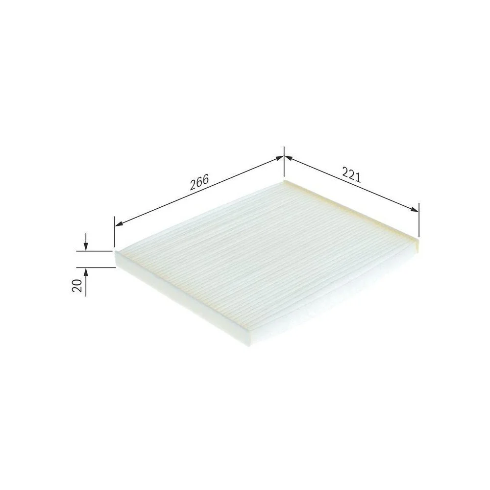 Фільтр салону BOSCH 1 987 432 188 ALFA ROMEO CITROËN FIAT GMC OPEL, фото №1