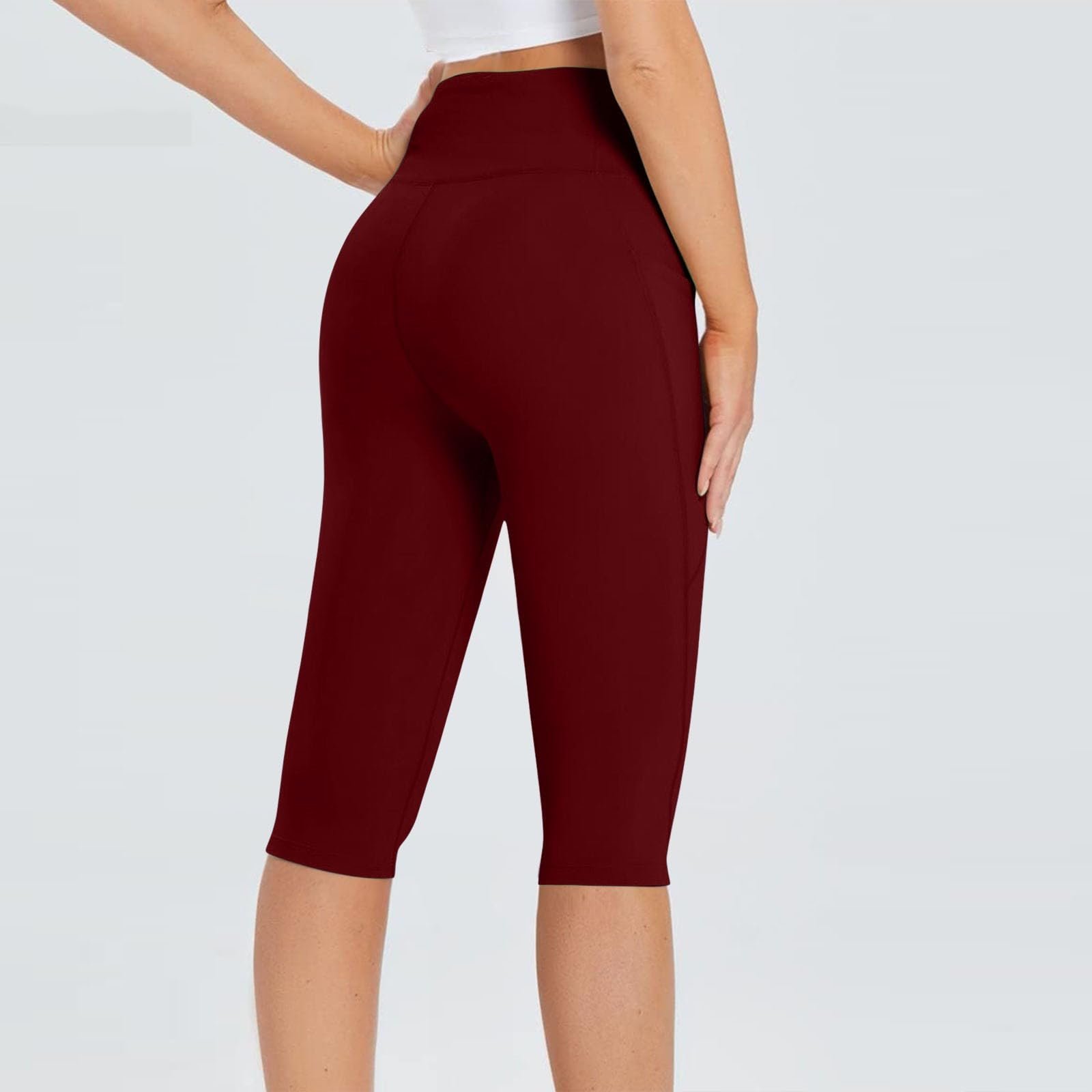 Спортивные Шорты Yekdmxop 3/4 Capri Push Up с высокой талией, фото №4