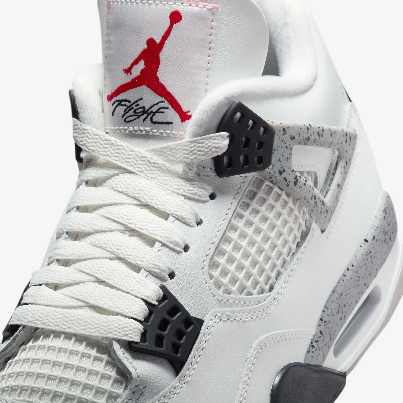 Кросівки Nike Air Jordan 4 Retro White Cement (2025) 45, фото №7