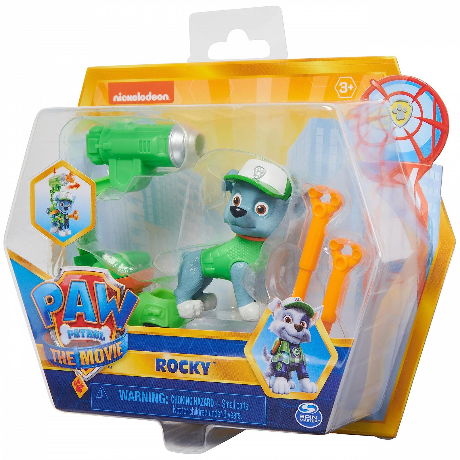 Фігурка Paw Patrol Rocky з рюкзаком і 2 снарядами, фото №6