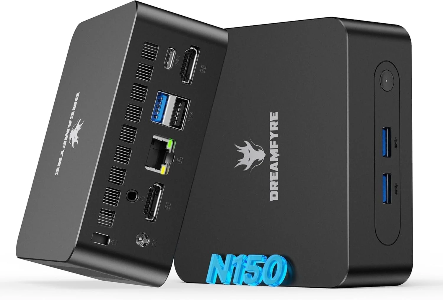 Міні ПК Dreamfyre DR01B / Intel Alder Lake N150 / RAM 16GB / SSD 512GB / 2 х HDMI / LAN / Wi-Fi 5 / Bluetooth 4.2 / Windows 11 / Чорний, фото №1 Міні ПК Dreamfyre DR01B / Intel Alder Lake N150 / RAM 16GB / SSD 512GB / 2 х HDMI / LAN / Wi-Fi 5 / Bluetooth 4.2 / Windows 11 / Чорний, фото №1