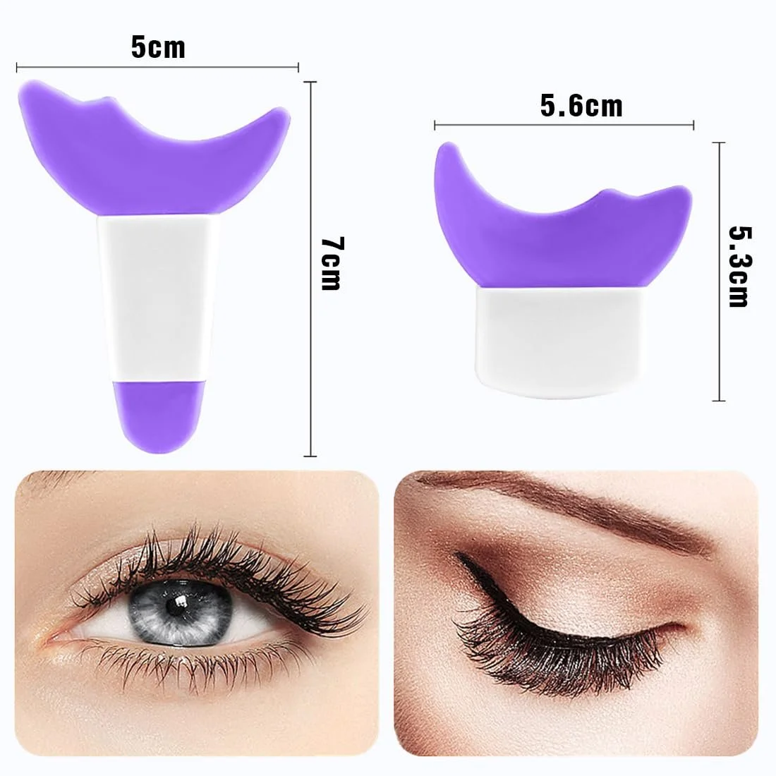 Трафареты для подводки EODKSE Набор Силиконовые для идеальных стрелок фиолетовый, фото №6 Трафареты для подводки EODKSE Набор Силиконовые для идеальных стрелок фиолетовый, фото №6