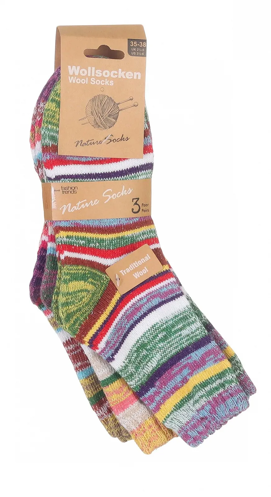 Жіночі та дитячі шкарпетки теплі норвезькі панчохи, фото №1