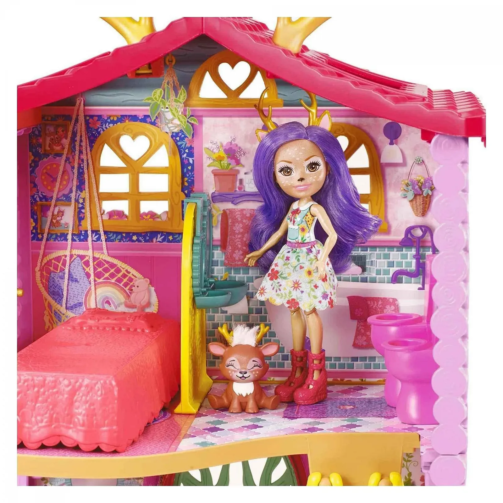 Игровой набор Enchantimals GYJ18 с оленёнком Danessa Deer 53 см цветной, фото №6 Игровой набор Enchantimals GYJ18 с оленёнком Danessa Deer 53 см цветной, фото №6